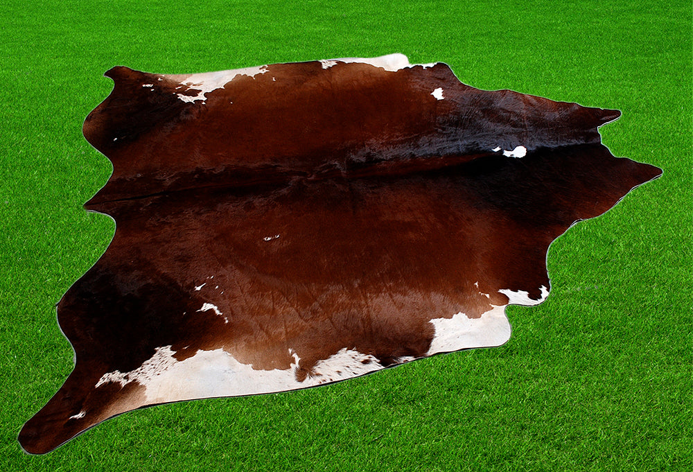 Natural Brown Cowhide Rug – Genuine Cow Skin Leather Rug