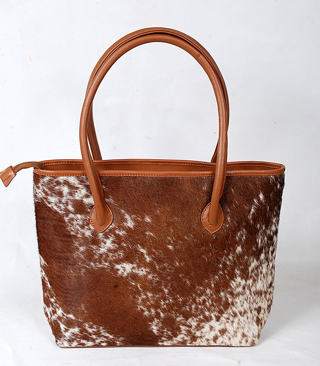 Cowhide Leather Tote Bag – Handmade Genuine Leather Shoulder Bag