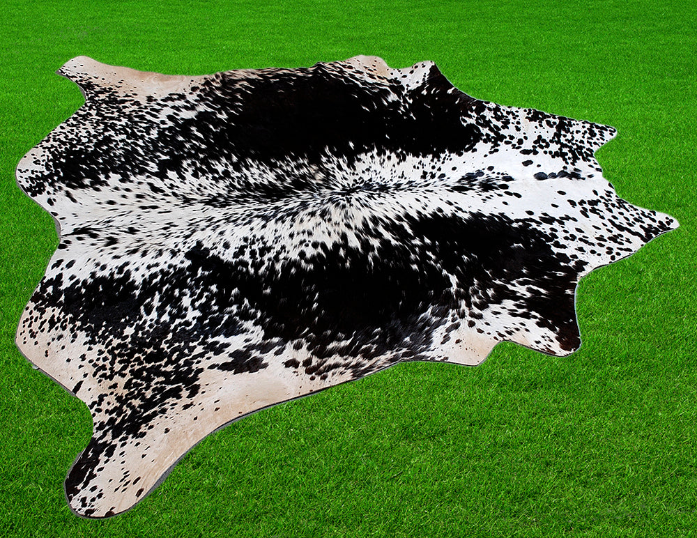 Natural Cowhide Rug – Genuine Black & White Cow Skin Rug