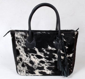 Dual-Color Upton Cowhide Leather Bag