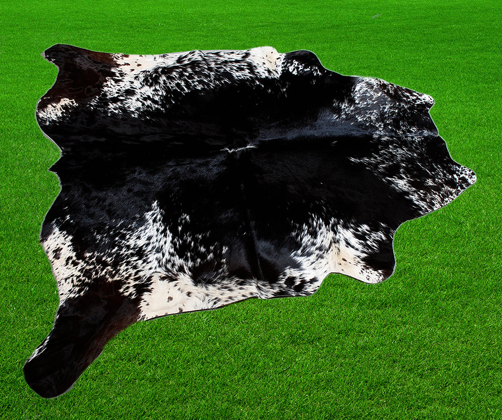 Natural Cowhide Rug – Genuine Black & White Cow Skin Rug