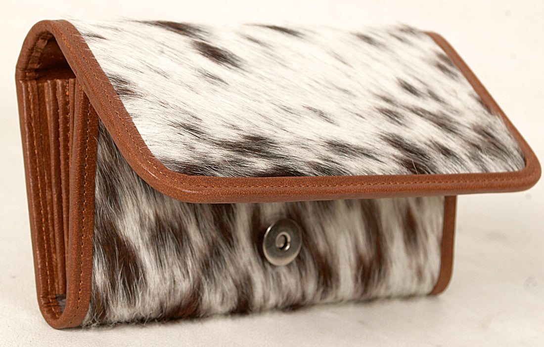 Genuine Cowhide Leather Wallet – Clutch Bag