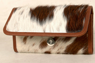 Premium Fringe Cowhide Clutch Bag