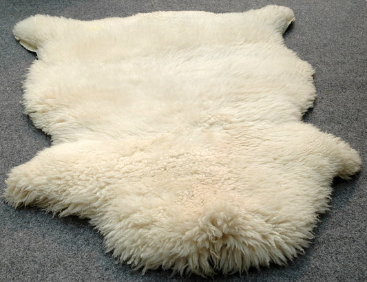 Natural Cow Skin White Rug