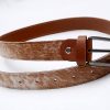 3Q (2) Cowhide Belts