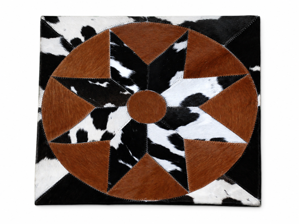 Cowhide Cushion Cover